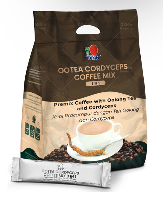 DXN Ootea Cordyceps Coffee Mix 3 in 1